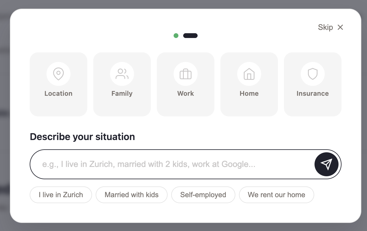 Trustbook profile setup